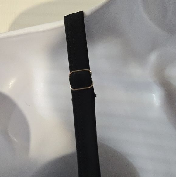 Holipick One Piece Swimsuit Bathing Suit Black Mesh Cutouts High Neck See Throug - Picture 7 of 16